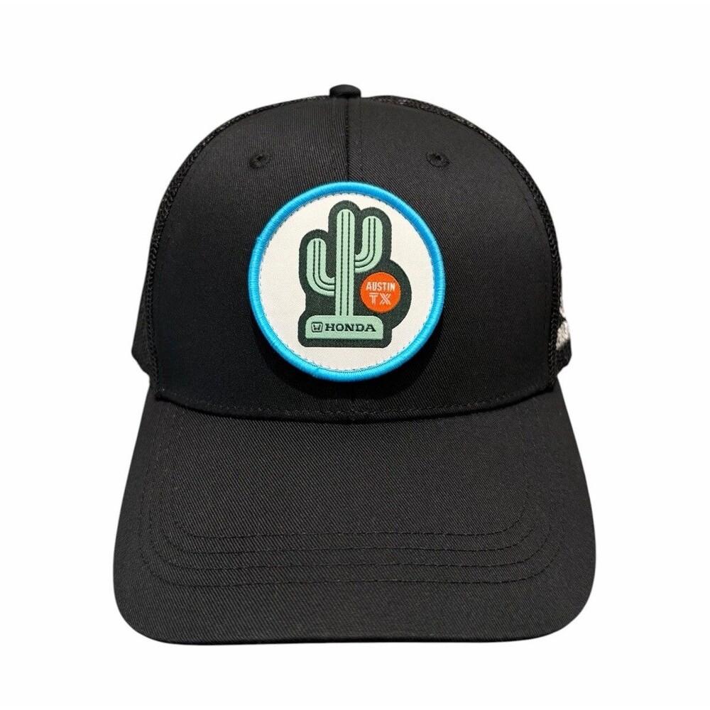 HONDA Austin,TX Cactus Patch Promo Black Snapback Hat